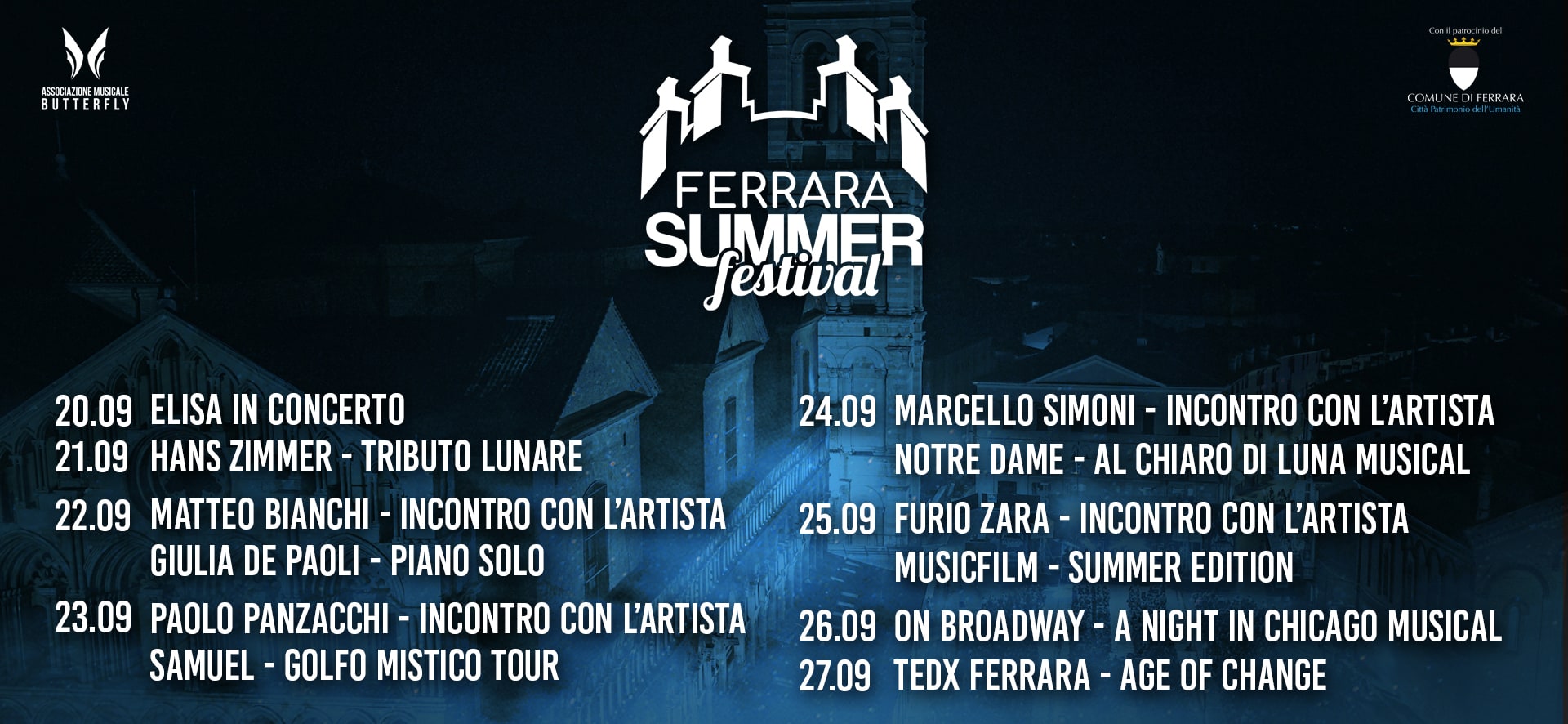 CONTATTI Ferrara Summer Festival